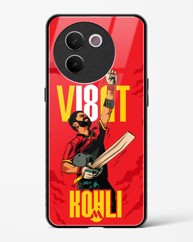 Virat King Kohli Glass Case Phone Cover (Vivo)