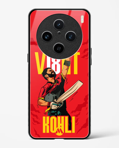 Virat King Kohli Glass Case Phone Cover (Vivo)