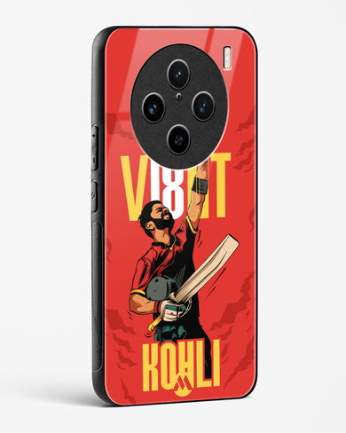 Virat King Kohli Glass Case Phone Cover (Vivo)