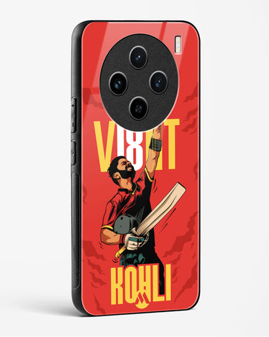 Virat King Kohli Glass Case Phone Cover (Vivo)