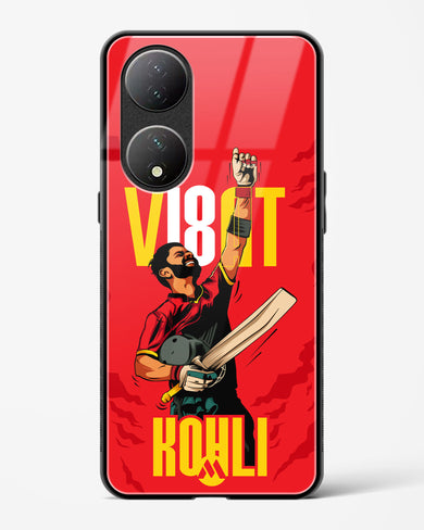 Virat King Kohli Glass Case Phone Cover-(Vivo)