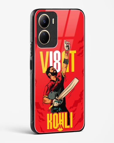 Virat King Kohli Glass Case Phone Cover-(Vivo)