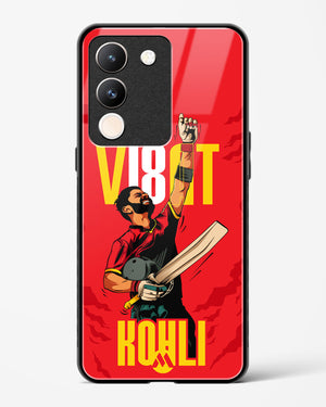Virat King Kohli Glass Case Phone Cover (Vivo)