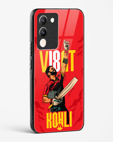 Virat King Kohli Glass Case Phone Cover (Vivo)