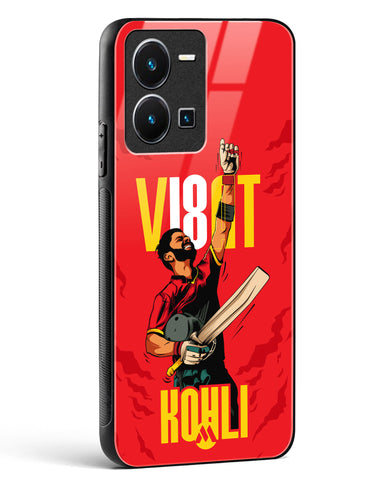 Virat King Kohli Glass Case Phone Cover-(Vivo)