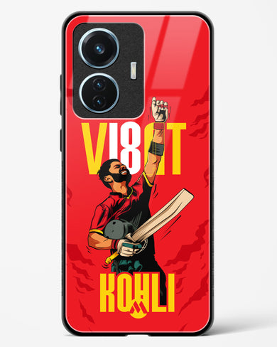 Virat King Kohli Glass Case Phone Cover (Vivo)