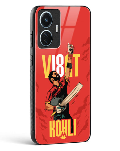 Virat King Kohli Glass Case Phone Cover (Vivo)