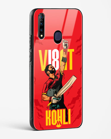 Virat King Kohli Glass Case Phone Cover-(Vivo)