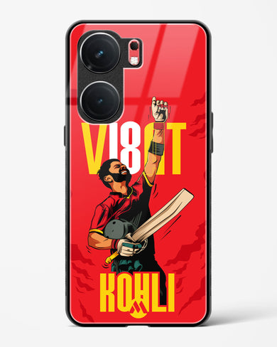 Virat King Kohli Glass Case Phone Cover (Vivo)