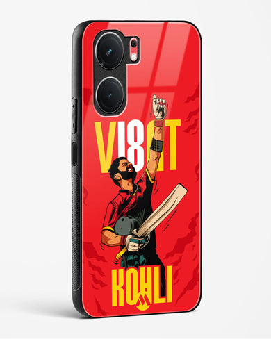 Virat King Kohli Glass Case Phone Cover (Vivo)