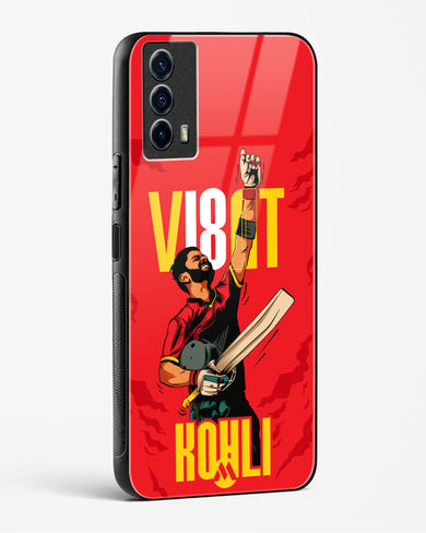 Virat King Kohli Glass Case Phone Cover-(Vivo)