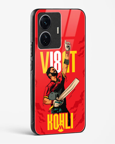 Virat King Kohli Glass Case Phone Cover (Vivo)