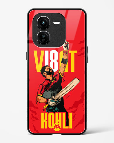 Virat King Kohli Glass Case Phone Cover (Vivo)