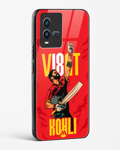 Virat King Kohli Glass Case Phone Cover-(Vivo)