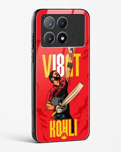 Virat King Kohli Glass Case Phone Cover-(Xiaomi)