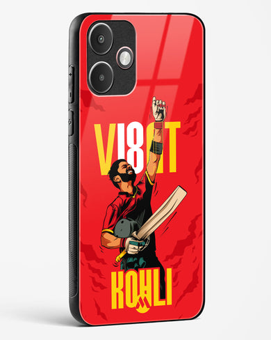 Virat King Kohli Glass Case Phone Cover (Xiaomi)