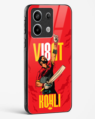 Virat King Kohli Glass Case Phone Cover-(Xiaomi)