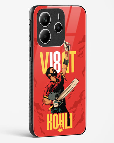 Virat King Kohli Glass Case Phone Cover (Xiaomi)