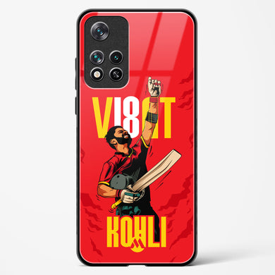 Virat King Kohli Glass Case Phone Cover-(Xiaomi)