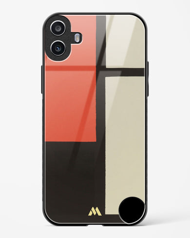 Composition [Piet Mondrian] Glass Case Phone Cover (Nothing)