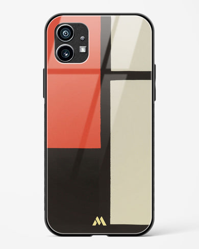 Composition [Piet Mondrian] Glass Case Phone Cover (Nothing)
