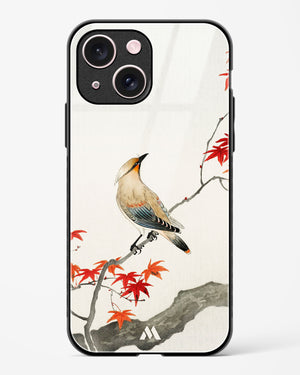 Japanese Plague bird On Maple [Ohara Koson] Glass Case Phone Cover (Apple)