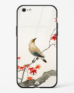 Japanese Plague bird On Maple [Ohara Koson] Glass Case Phone Cover (Apple)