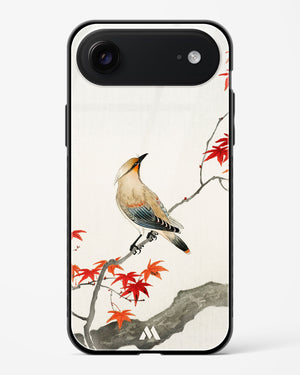 Japanese Plague bird On Maple [Ohara Koson] Glass Case Phone Cover (Apple)