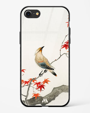 Japanese Plague bird On Maple [Ohara Koson] Glass Case Phone Cover (Apple)