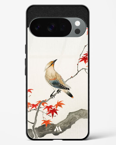 Japanese Plague bird On Maple [Ohara Koson] Glass Case Phone Cover (Google)