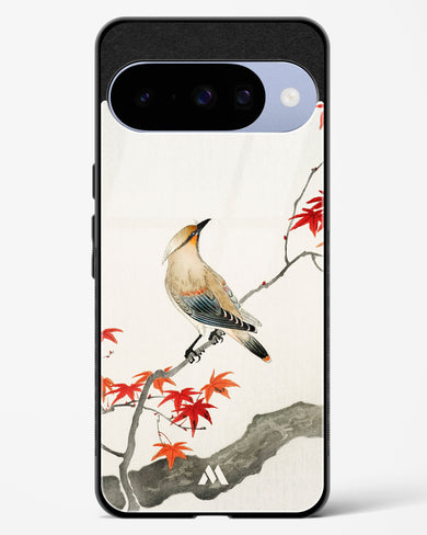 Japanese Plague bird On Maple [Ohara Koson] Glass Case Phone Cover (Google)