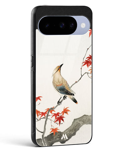 Japanese Plague bird On Maple [Ohara Koson] Glass Case Phone Cover (Google)
