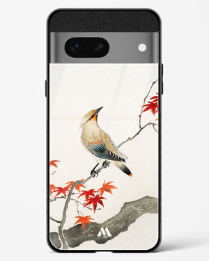 Japanese Plague bird On Maple [Ohara Koson] Glass Case Phone Cover (Google)