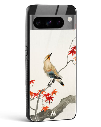 Japanese Plague bird On Maple [Ohara Koson] Glass Case Phone Cover (Google)