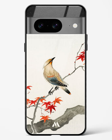 Japanese Plague bird On Maple [Ohara Koson] Glass Case Phone Cover (Google)