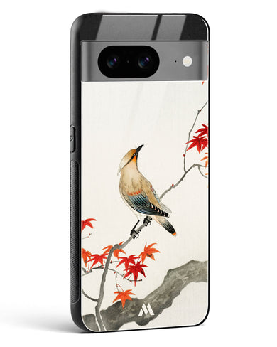 Japanese Plague bird On Maple [Ohara Koson] Glass Case Phone Cover (Google)