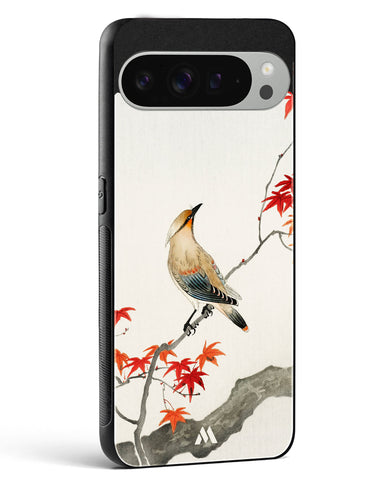 Japanese Plague bird On Maple [Ohara Koson] Glass Case Phone Cover (Google)