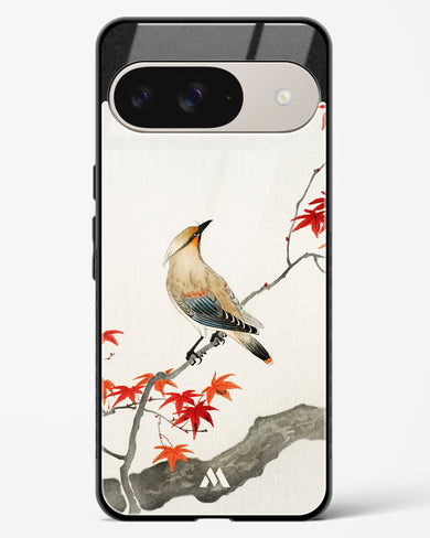 Japanese Plague bird On Maple [Ohara Koson] Glass Case Phone Cover (Google)