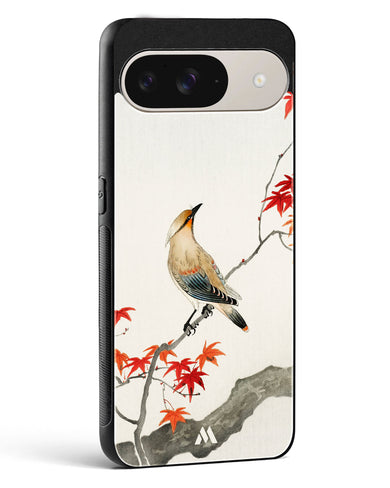 Japanese Plague bird On Maple [Ohara Koson] Glass Case Phone Cover (Google)