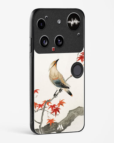 Japanese Plague bird On Maple [Ohara Koson] Glass Case Phone Cover (Nothing)