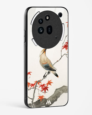 Japanese Plague bird On Maple [Ohara Koson] Glass Case Phone Cover (Nothing)