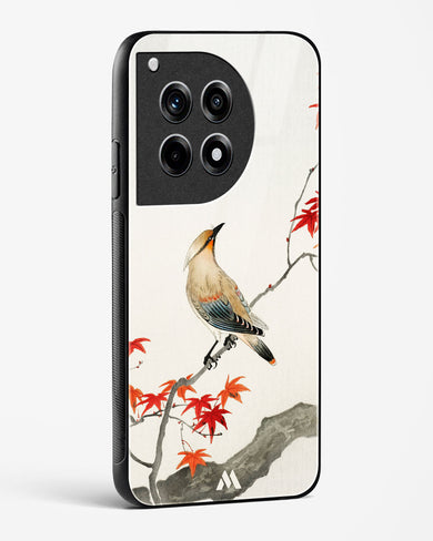 Japanese Plague bird On Maple [Ohara Koson] Glass Case Phone Cover (OnePlus)