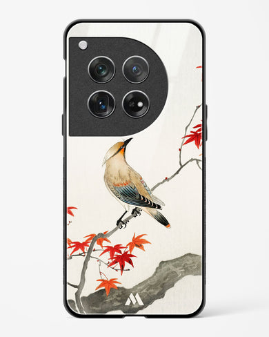 Japanese Plague bird On Maple [Ohara Koson] Glass Case Phone Cover (OnePlus)