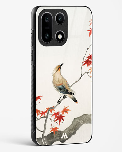 Japanese Plague bird On Maple [Ohara Koson] Glass Case Phone Cover (OnePlus)