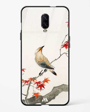 Japanese Plague bird On Maple [Ohara Koson] Glass Case Phone Cover (OnePlus)