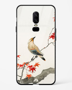 Japanese Plague bird On Maple [Ohara Koson] Glass Case Phone Cover (OnePlus)