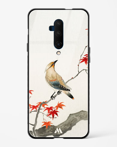 Japanese Plague bird On Maple [Ohara Koson] Glass Case Phone Cover (OnePlus)