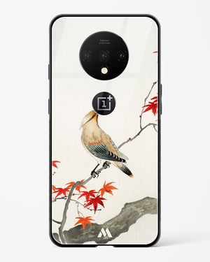 Japanese Plague bird On Maple [Ohara Koson] Glass Case Phone Cover (OnePlus)