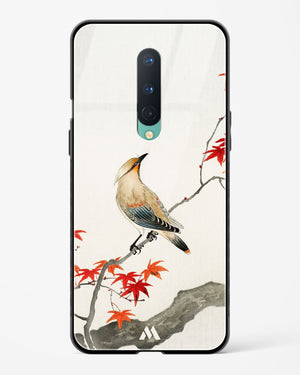 Japanese Plague bird On Maple [Ohara Koson] Glass Case Phone Cover (OnePlus)