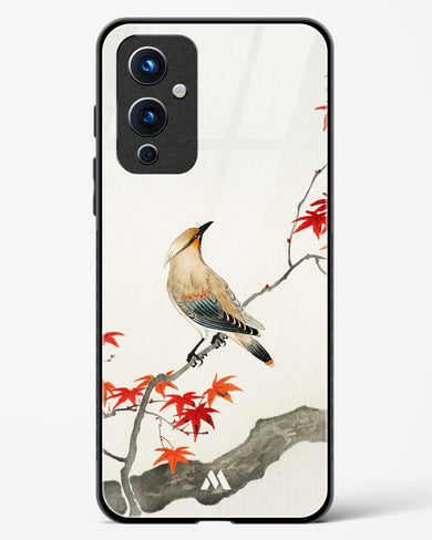 Japanese Plague bird On Maple [Ohara Koson] Glass Case Phone Cover (OnePlus)